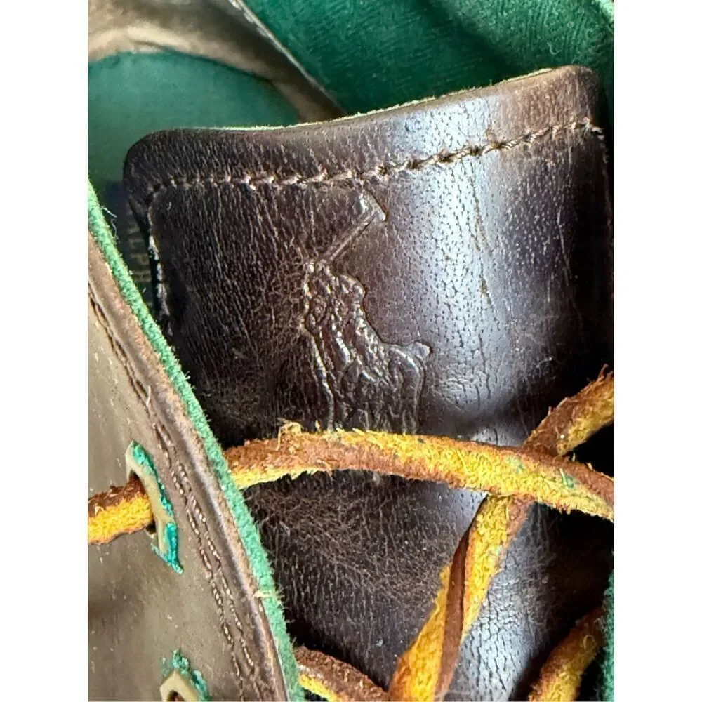 Polo Ralph Lauren Wallsend Lace Up Brown Chukka Boots - Men’s size 10D